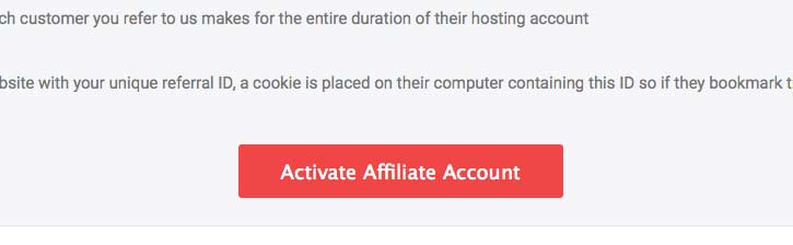 affiliate program activate